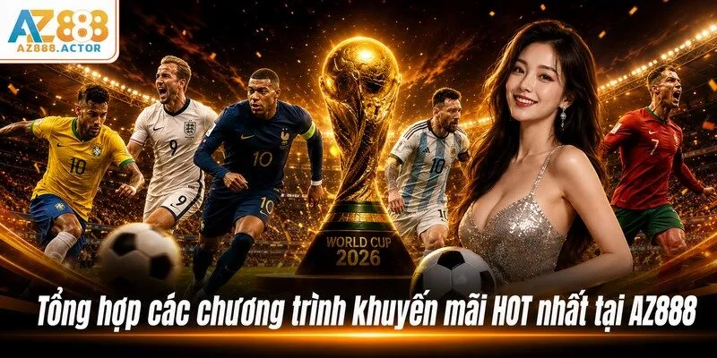 Tổng hợp các chương trình khuyến mãi HOT nhất tại AZ888